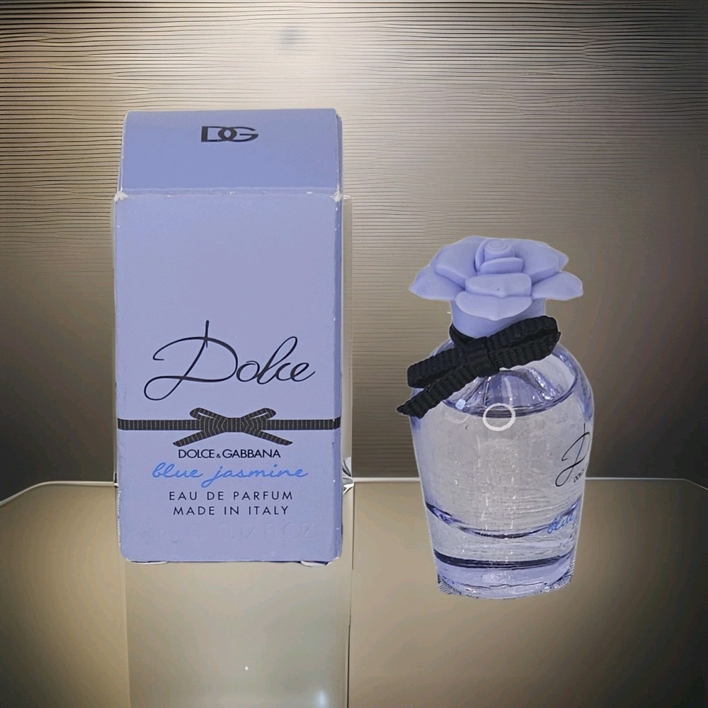 DOLCE & GABBANA BLUE JASMINE EAU DE PARFUM SPLASH TRAVEL SIZE .17 FL OZ 5 ML NIB